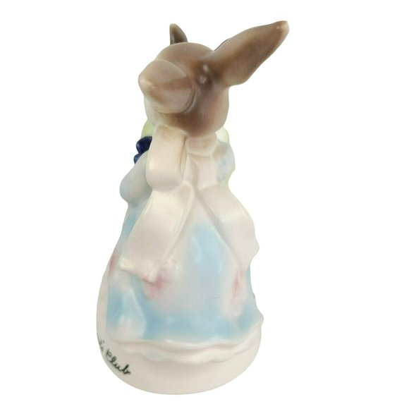 VTG 1980 Avon The Day I Made Presidents Club Precious Moments Bunny Figurine - Picture 4 of 6